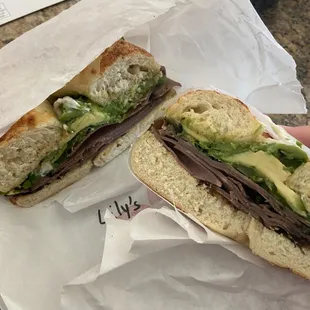 Roast Beef Melt Sandwich