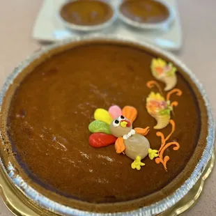 Pumkin pie freshly made in store