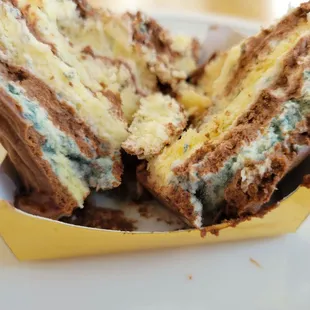 Moldy and Stale "mocha" cake