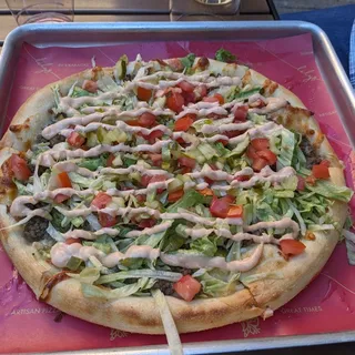 Cheeseburger Pizza