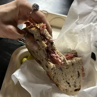 Pastrami sandwich