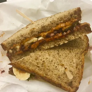 Crunchy PB and Jelly Sandwich