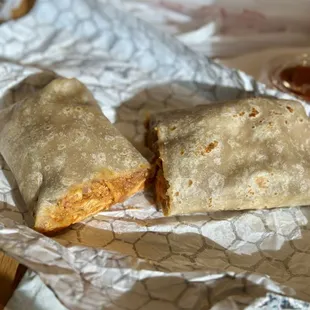 Breakfast chorizo burrito was really good