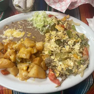 Machaca with flour tortillas - delicious