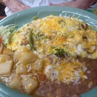 $11 vegetarian omelette