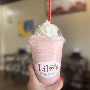 Red velvet milkshake
