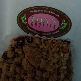 Raspberry Crumble Bar