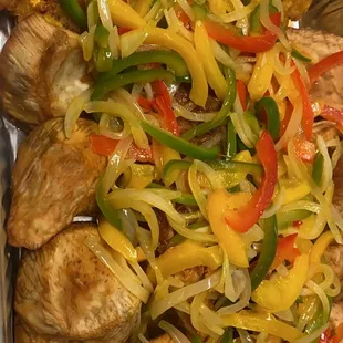 Fried food mix vegetables