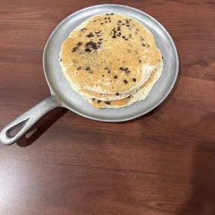 Chocolate chip pancakes