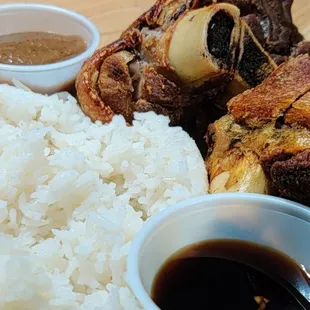 a plate of food