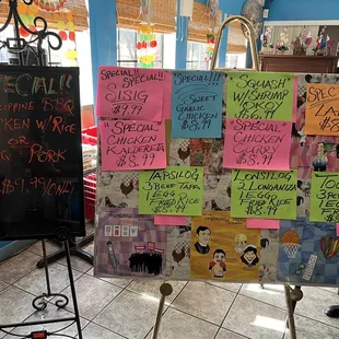 Menu Special