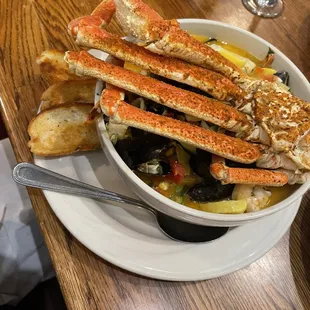 Crustacean Bouilabaisse Feast! Very Hit and extremely tasty!