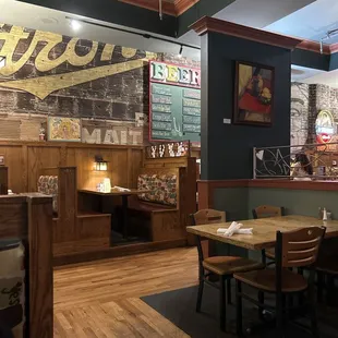 Decor in dining area