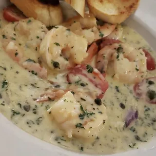 Garlicky Shrimp Scampi