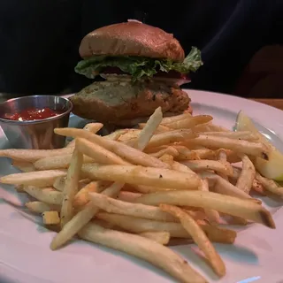 Char-Grilled Southwest Style Tuna Burger