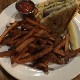 Triple Grilled Cheese Sandwich
