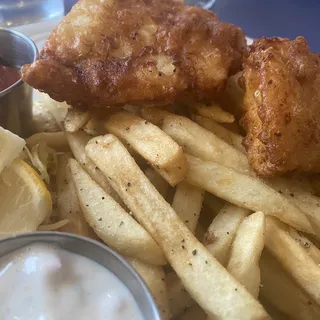 Beer Battered Alaskan Cod Platter
