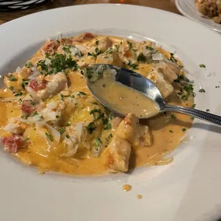 Atlantic Salmon w/ 3 Cheese Ravioli