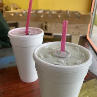 Pepino and Jamaica Agua Frescas