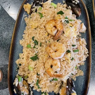 Arroz Chaufa de Mariscos