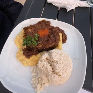 Pure con Asado