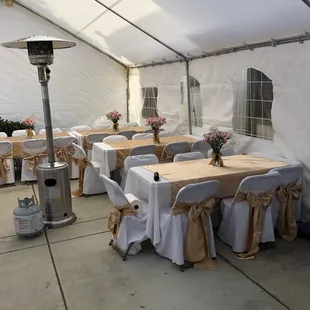 Tent 20x30 party ready