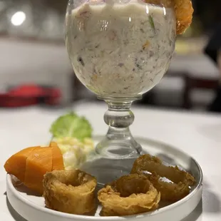 a bowl of food on a plate