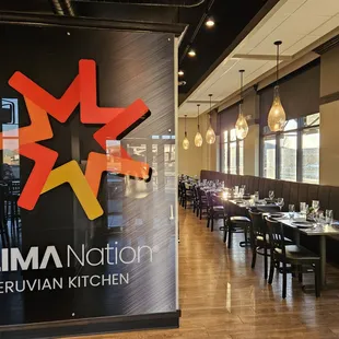the interior of a restaurant
