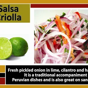 Lima - Peruvian Food's Salsa Criolla!