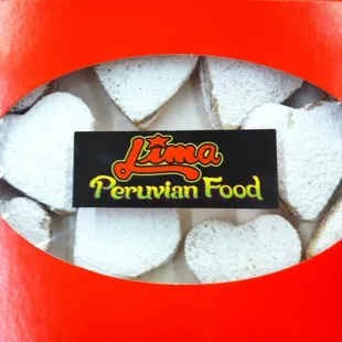 Our Traditional Peruvian Alfajores: Short bread cookies with a "dulce de leche" filling. Sweet and delicious!