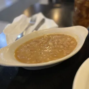 Pinto Beans were perfectly flavored and cooked right.