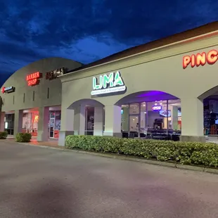 Front of restaurant. Plenty of parking