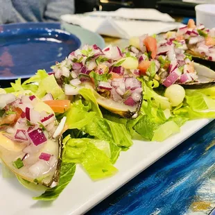 Appetizers, muscles... simply amazing!