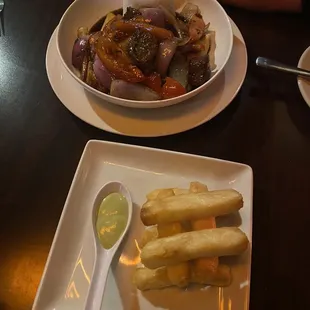 Lomo Saltado Yucca Fries