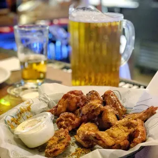 50 cent wing Wednesday (minimum four per sauce) and $7 domestic pitchers.