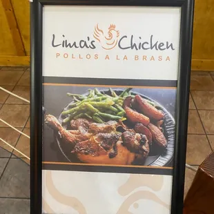 a sign for a restaurant