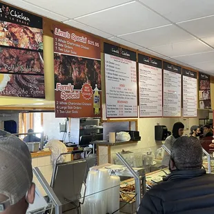 customers at the counter