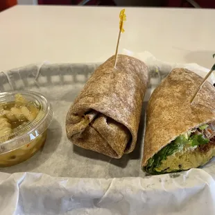 Jamaican Chicken Salad Wrap