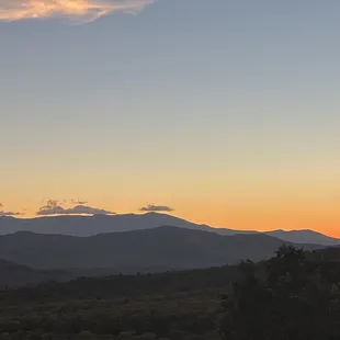 Sunset, where I enjoyed the second half of my sandwich