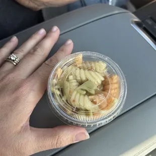 Side of pasta salad