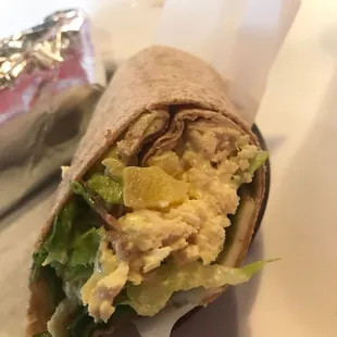 Jamaican Curry Wrap