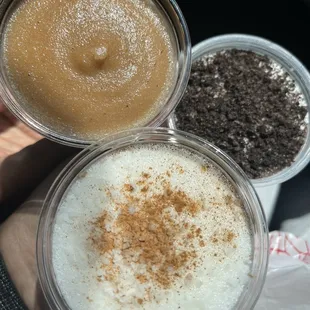 Flavors: Tamarindo, coconut, Oreo.
