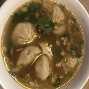 Mutton Khutta MOMO Soup