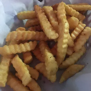 The fries! Yum