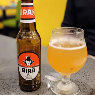 Bira White Ale. Indian beer. 12 oz. $6.99.