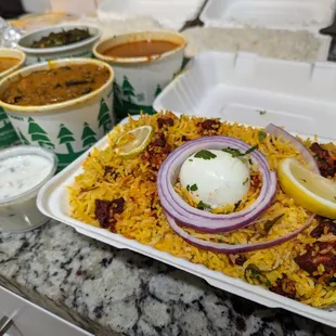 Boneless Chicken Biryani. $17.99.