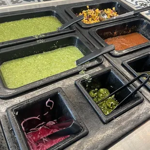 Salsa bar