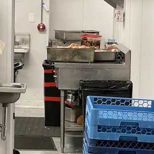 This is the first picture of the raw chicken when we first got there.