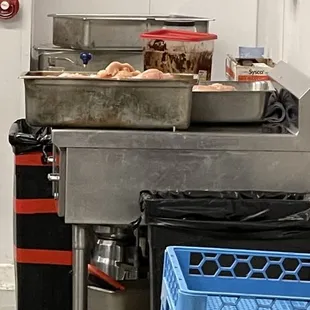 This is a picture 45 minutes later of the same chicken sitting out