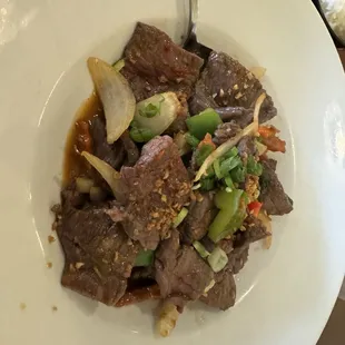 Beef Thai basil stirfry